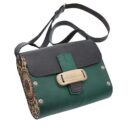 ტყავის და ხის ჩანთა