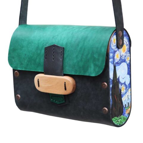 ვარსკვლავებიანი ღამე – ტყავის ჩანთა