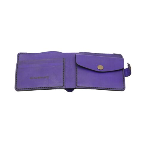 ტყავის საფულე მამაკაცის - იასამნისფერი