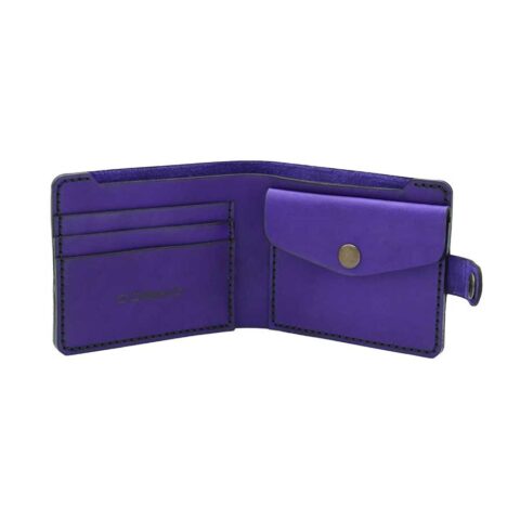 ტყავის საფულე მამაკაცის - იასამნისფერი