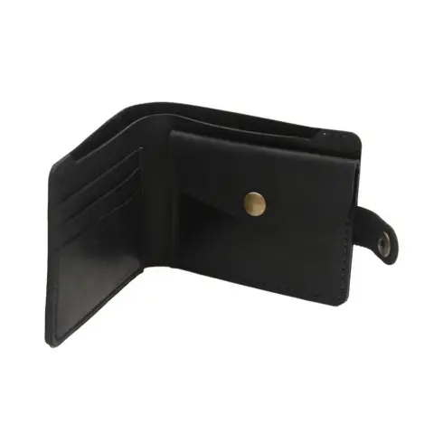 ტყავის საფულე მამაკაცის - შავი