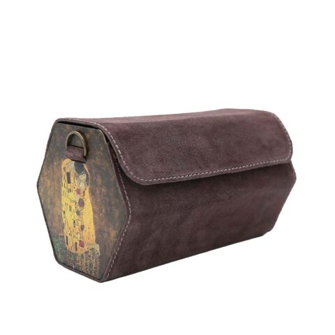 ზამშის და ხის ჩანთა პრინტით - კლიმტი